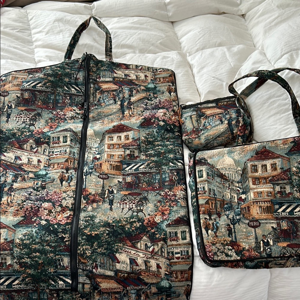 Scenic French Tapestry Travel Set